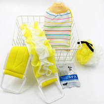 Artifact adult double-sided bath towel strong mud sand bath gloves back rubbing ash bath towel