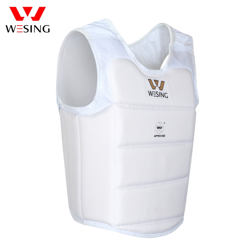 Jiuzhishan wesing karate chest protector men's thickened training armor WKF certified adult child body protector