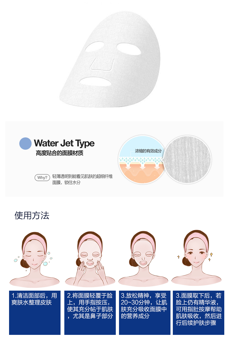 Dr.Jart + Tijia Ting Hàn Quốc Sửa chữa khẩn cấp Calm Deep Moisturising Blue Pill Mask 5 cái - Mặt nạ mặt nạ lô hội