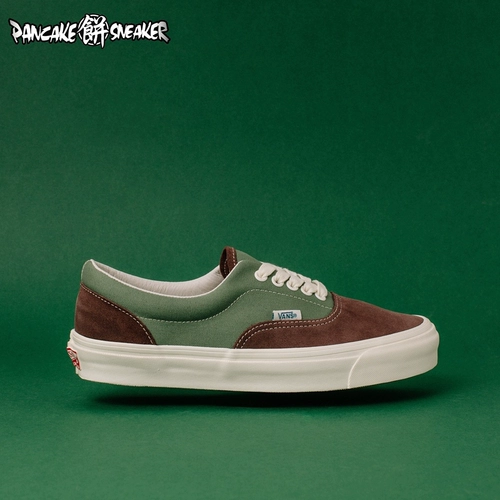 Vans Vault SK8 HI ERA OG Черно -голубое черное бело -зеленое зеленое цвета.