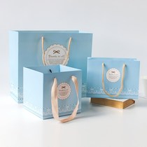 Champ Trinity Womens Day square gift bag large capacity minimalist companion gift box bag snacks packaging hand paper bag