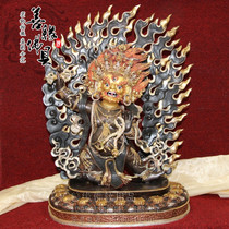 High-end boutique Nepalese pure handmade red copper-silver workmanship The exquisite King Kong Handmade Buddha High 56cm