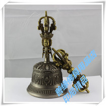 Tibetan Buddhist supplies Indian boutique handmade five-strand diamond bells and pestles