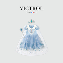 Франция VICTROL Aesha Princess Leipzione платье девушки платье Spring Spring Spring Spring Spring children summ