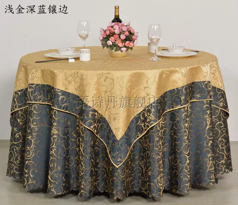 Khăn trải bàn khách sạn đôi phong cách châu Âu hộ gia đình tròn khăn trải bàn khách sạn khăn trải bàn nhà hàng khăn trải bàn tròn khăn trải bàn - Khăn trải bàn