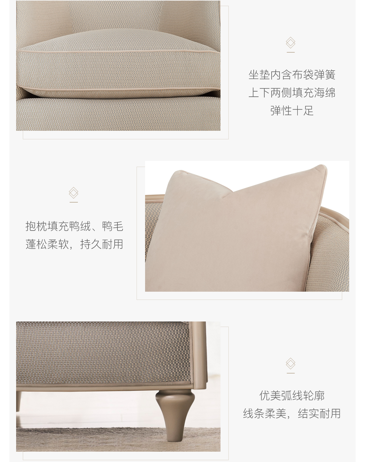 mới sofa gỗ Vineyard phòng khách ba đơn sofa [Rehome] Markor đã sẵn sàng - Ghế sô pha sofa cao cấp nhập khẩu