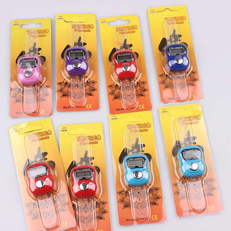 Factory price junction Buddha Finger finger electronic counter Manual ring Counter Multi-color Buddha's counter Buddha Counter