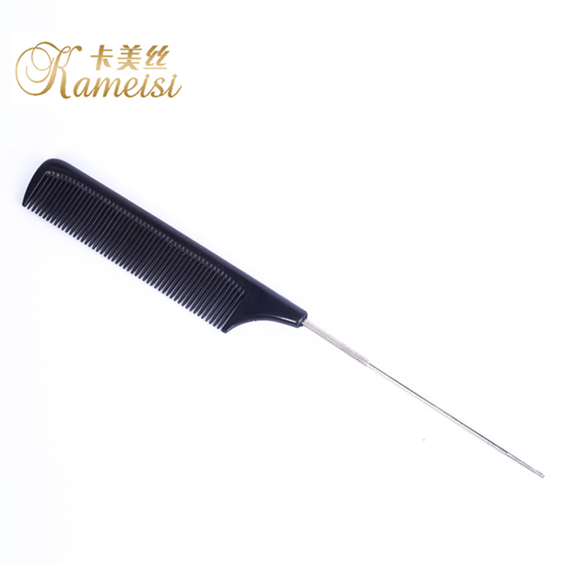 Kames head mold hair pin tip tail comb Hair pick black pin tail comb Hair braiding tool