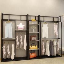 Underwear shelf womens clothing store bra socks bra array rack against the wall light luxury adjustable underwear display cabinet shelf