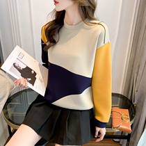 The addition of the purchase is right. 2022 Spring new collage guard YI loose sleeve head commuter round collar YI female