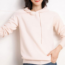 Great use of the cap Weiwei YI Womens 2021 autumn winter new internal hitch cover can be worn out of the needle