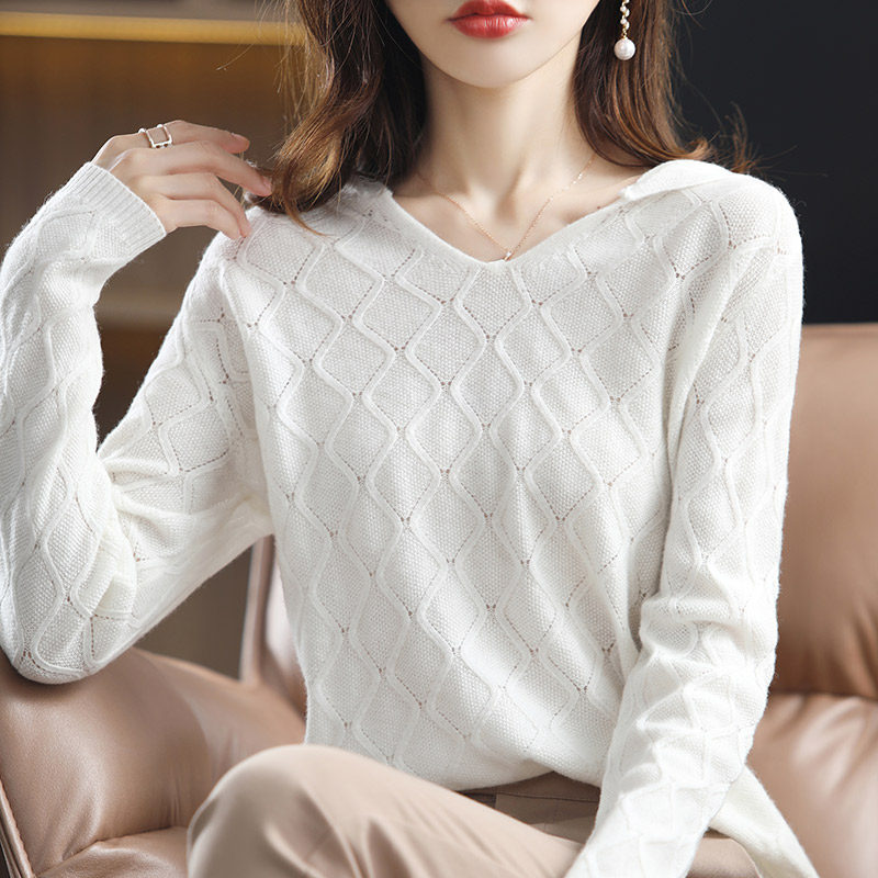 Good clothing is not to make you covered with LOGO 2022 autumn and winter hooded sweater loose knitted sweater