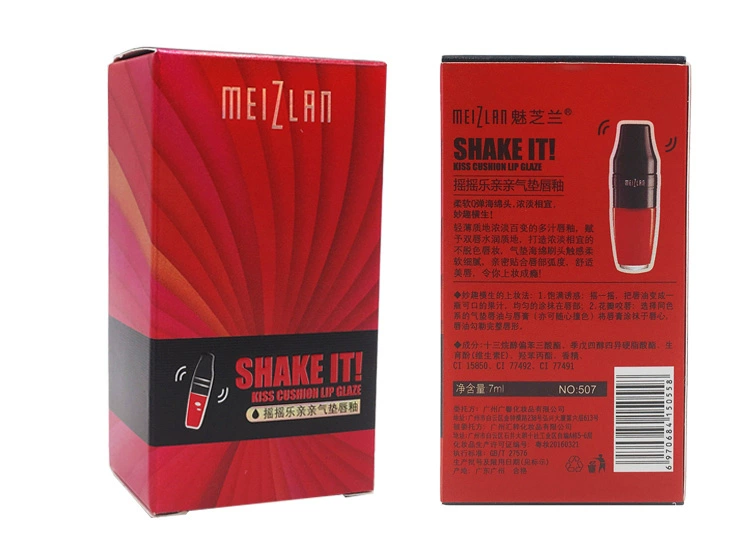 Air cushion lip glaze không đánh dấu lâu trôi dưỡng ẩm cho học sinh dễ thương Son môi lỏng Hàn Quốc son bóng mờ không thấm nước chính hãng - Son bóng / Liquid Rouge