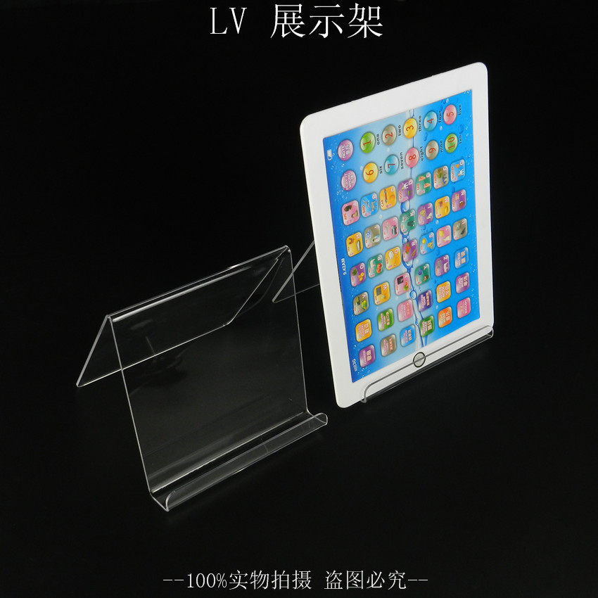Acrylic Transparent Tablet Computer Show Shelf Book book containing wide screen phone frame iPad exhibition stand