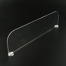 Supermarket shelf baffle separator shelf partition Warehouse baffle Acrylic high quality high transparent strong magnetic