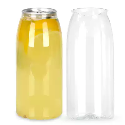 Cans sealing cup Drink cup PET transparent plastic sealed cans Beverage bottles Milk tea cup sealing machine 650ml