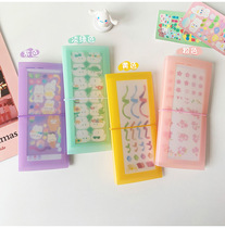 Candy Color card Sticker Intake SOUTH KOREA THE SAME FRESH STRIP CONTAINING THIS ADHESIVE TAPE SPLIT UP PACKAGE CUTE