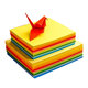 Children's colored paper primary school students handmade paper square a4 thick hard cardboard kindergarten paper-cut color thousand paper crane origami