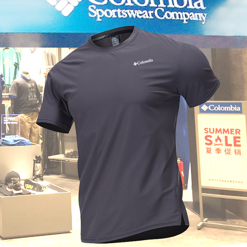 Colin's Summer Outdoor Quick-Drying T-Shirt Men's Short-Sleeved Breathable Moisture-Wicking Hiking and Running Sports Top Colin's Summer Outdoor Quick-Drying T-Shirt Men's Short-Sleeved Breathable Moisture-Wicking Hiking and Running Sports Top