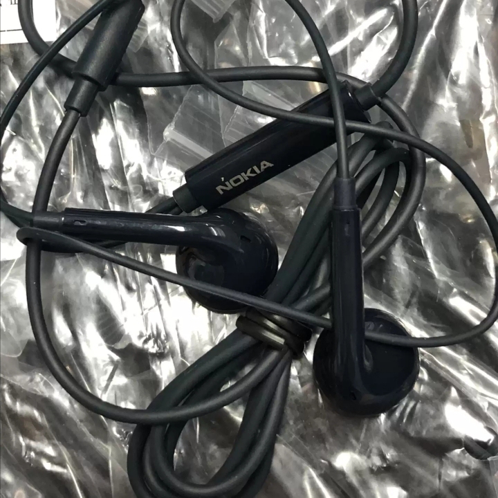 Suitable for Nokia Mobile Phone Earphones, Original 3.5mm Semi-In-Ear Wired Earbuds with In-Line Control and Microphone, Genuine 