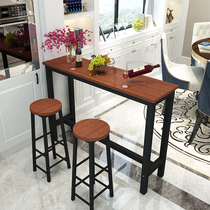 Wall bar table home simple bar table long narrow table living room small bar high leg table coffee table can be customized