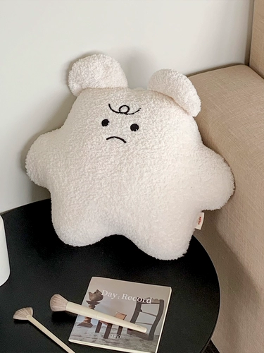 Злые и раздражительные медведи ~ мультипликационные подушки медведя подушка квиноры оба подушки автомобильный офис коралловый бархатный кондиционер полдень