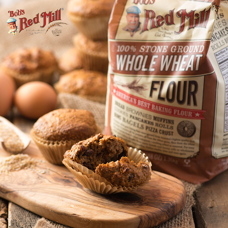 Whole wheat flour containing wheat bran Household whole grains Whole