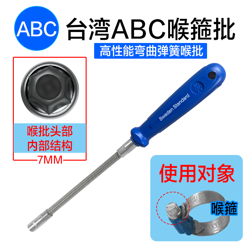 Taiwan ABC laryngeal batch 7mm outside hexagonal screw batch (each)