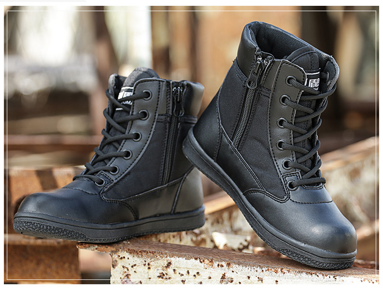 Boots militaires pour homme - porter - Ref 1397076 Image 19