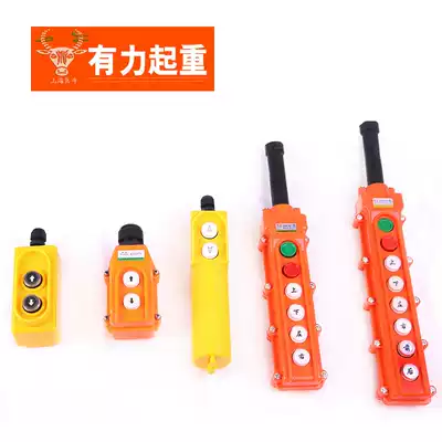 Small crane micro electric crane handle switch 220V household 2 button control switch up and down Controller