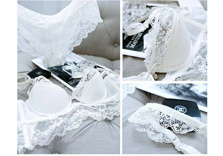 Mùa hè gợi cảm áo lót ren siêu mỏng để tập hợp D cup E cup bra cỡ lớn chất béo mm đồ lót nữ áo bra 3 dây