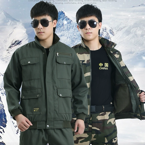 Флисовый демисезонный комбинезон, утепленные защищающие от холода камуфляжные штаны