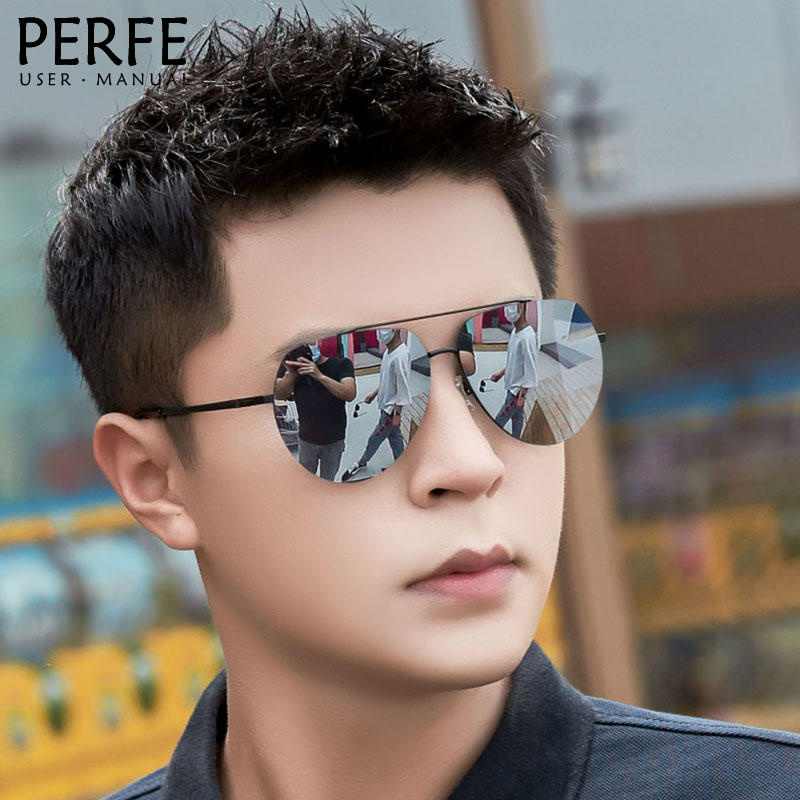 Nylon Sunglasses Men's Sunglasses Driving Special 2021 New Trend Polarized Men's Glasses Anti-UV