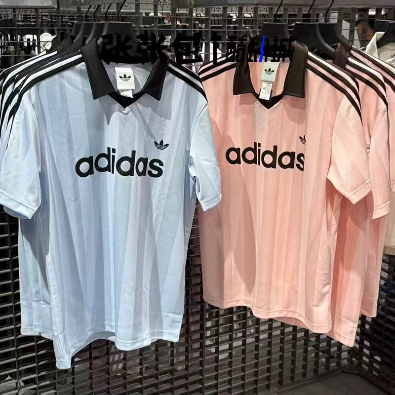 Adidas Adidas Trefoil Men's and Women's Casual Sports Polo Collar Short-Sleeved T-Shirt Ke2453 Ke3580 Adidas Adidas Trefoil Men's and Women's Casual Sports Polo Collar Short-Sleeved T-Shirt Ke2453 Ke3580