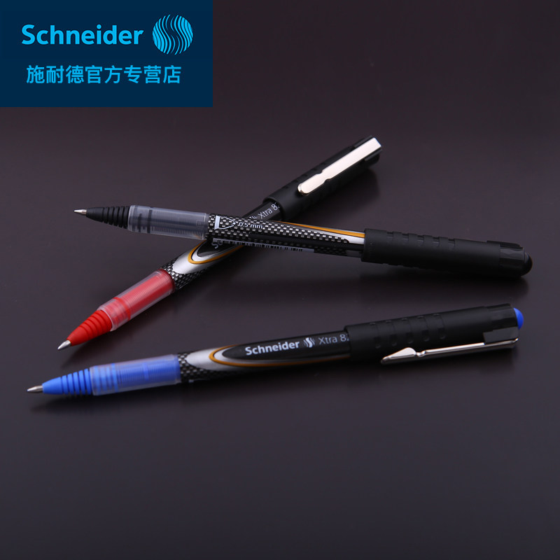 Germany Schneider Schneider aqueous ballpoint pen forming 803 waterproof student exam waterborne pen office 0 0 3mm 5mm 5mm