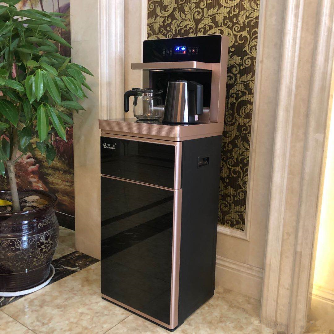Water machine household automatic water vertical setting bucket intelligent cold and heat multi-functional remote control high-end tea bar machine