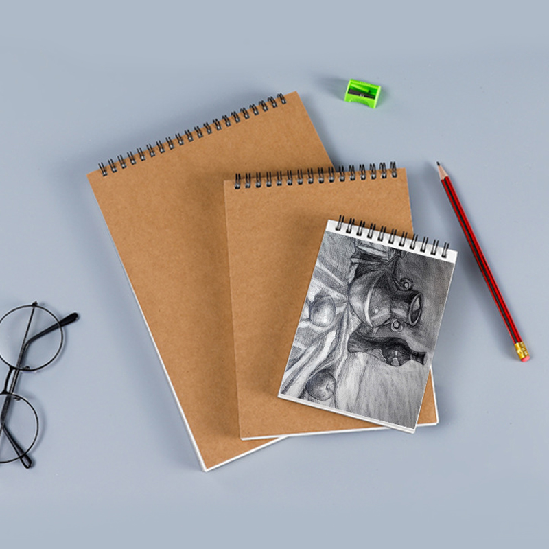 Cowhide sketchbook children's sketchbook art students special 8k sketch paper 16k blank picture hand-painted professional color