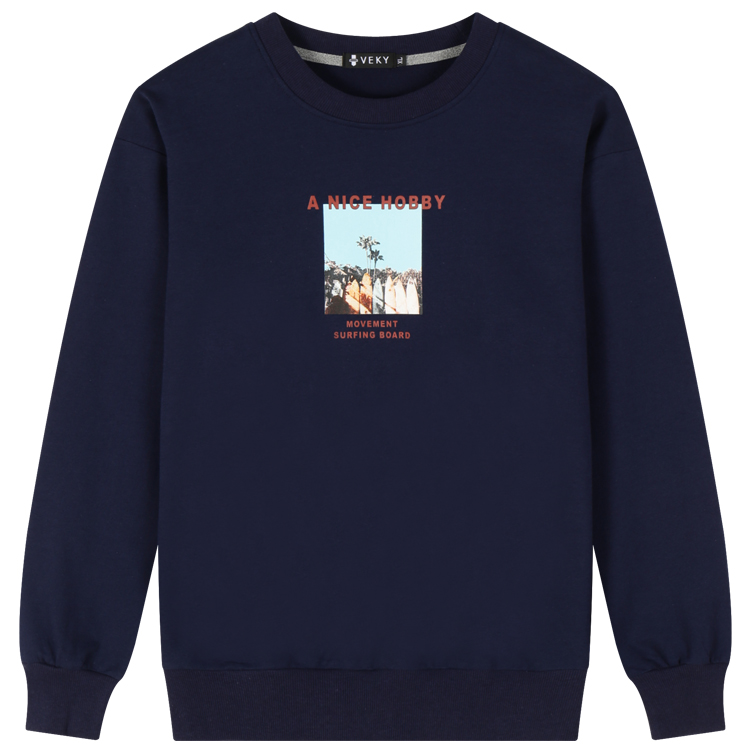 Áo len nam mùa thu dài tay rộng thêm áo thun cotton to béo cộng với phân bón áo thể thao XL áo hoodie dày