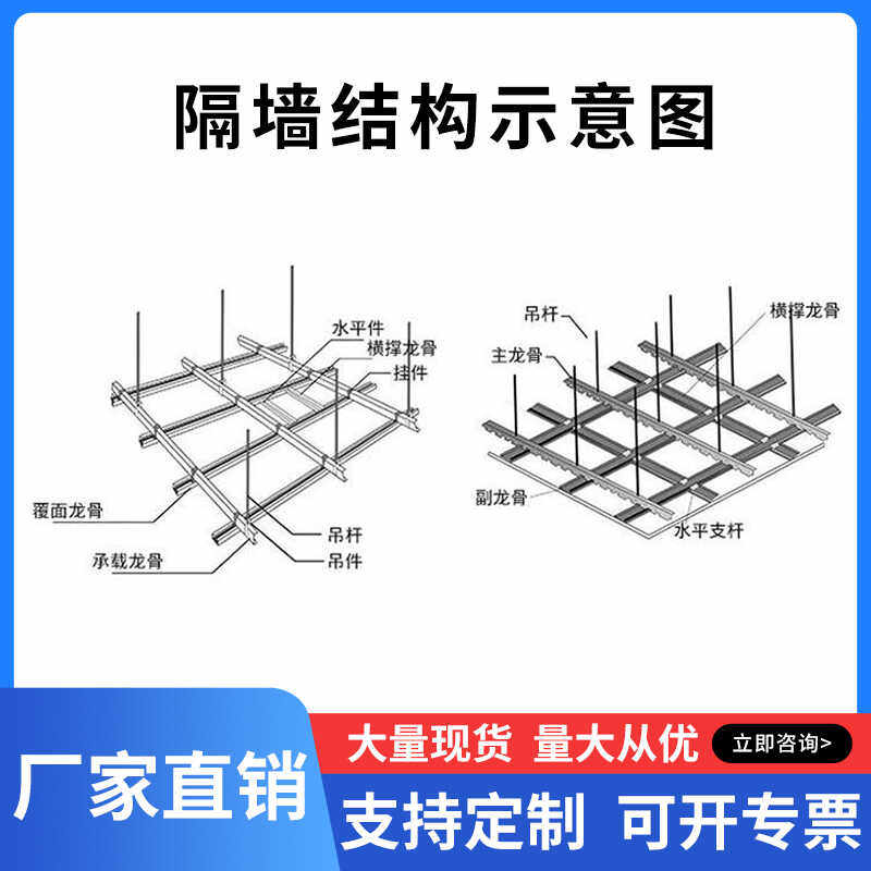 轻钢龙骨50主龙副龙75,打造稳固隔断墙的秘密武器?🔥-龙骨-淘宝好物网
