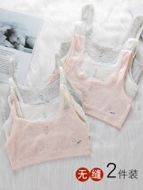 Next Kiss Teenage Girl Underwear with little vest schoolgirl big child thin girl Smear Girl Bra