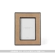 Đơn giản và hiện đại màu da cam PU trang trí dòng khung ảnh 6 inch 7 inch phòng ngủ nghiên cứu máy tính để bàn trang trí nhà trang trí mềm mại - Trang trí nội thất