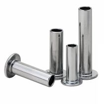 304 stainless steel GB875 flat head semi-hollow rivet flat round head half hollow rivet φ2φ2 5φ3φ4