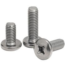 304 stainless steel round head screws GB818 pan head cross round head ji ya screws m 2 m2 5 m3m4m6 at mm