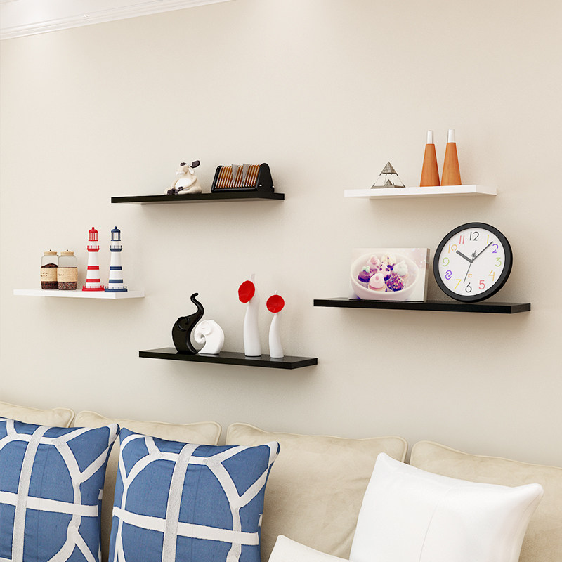 Wall shelf wall-mounted Living room TV Background wall Decorative Shelf Creative Wall Lined bedroom Decorative Shelf