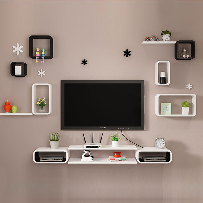 Wall Shelf Wall-mounted Cabinet Living-room TV Background Wall Bedroom room Wall onboard case wall Wall Decoration Racks