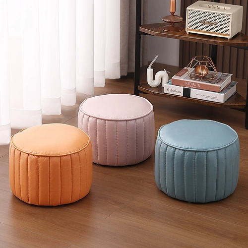 Маленький стул домашний детский стул с низким табуреткой, детская гостиная кожа на пирсе, простое кофейное столик мягкий сидень
