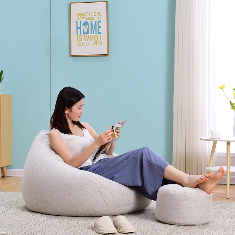 Lazy sofa tatami balcony single sofa chair creative bean bag back chair mini floor bedroom sofa