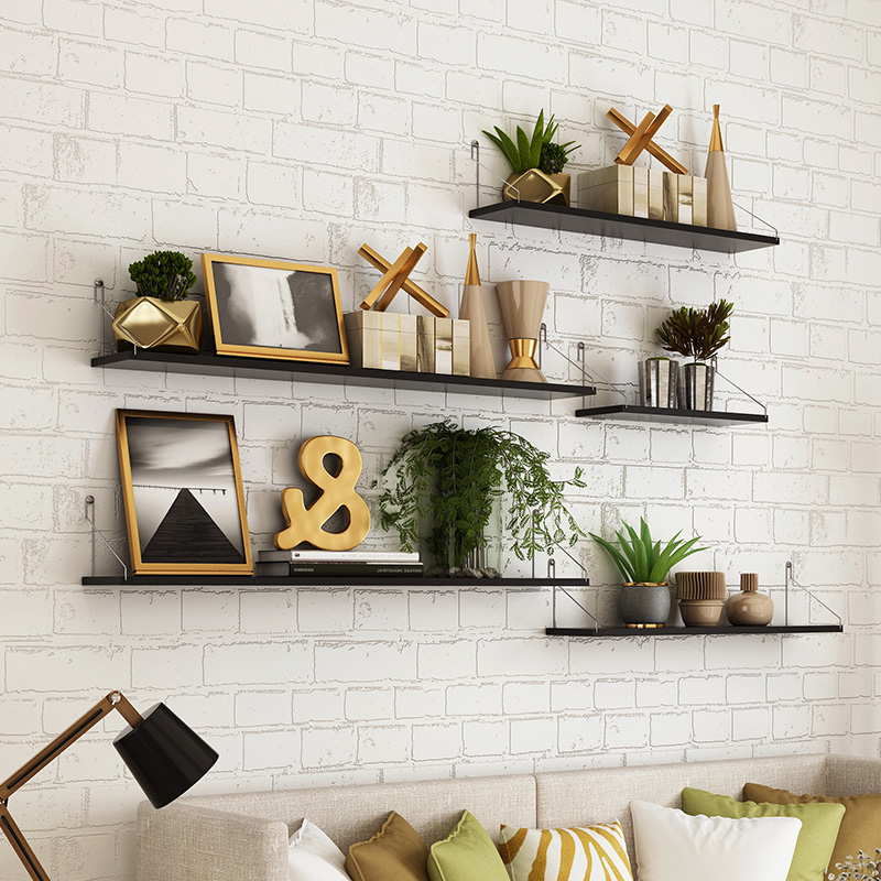 Wall Shelf Living Room Partition Wall Wall-mounted Wall Bookshelf Wall Deco Wall Wall-mounted Wall Wall-mounted Free Punch