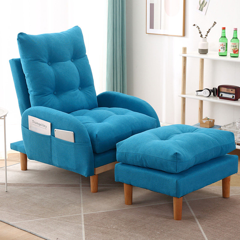 Lazy sofa bedroom small sofa balcony leisure lounge chair home tatami single sofa folding back chair