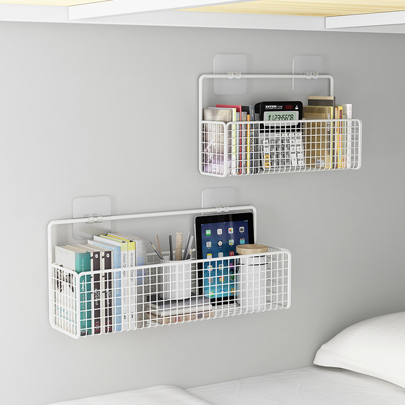 Free Punching Wall Shelve Net Red Containing Seminator Dorm Room Sticker Wall Shelve Room Bedside Wall-mounted Large Capacity